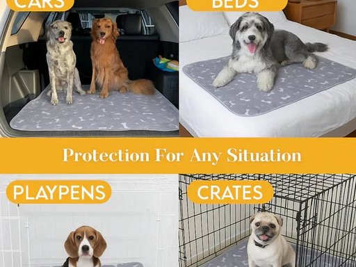 Pet pee pad multi-scenario product creative