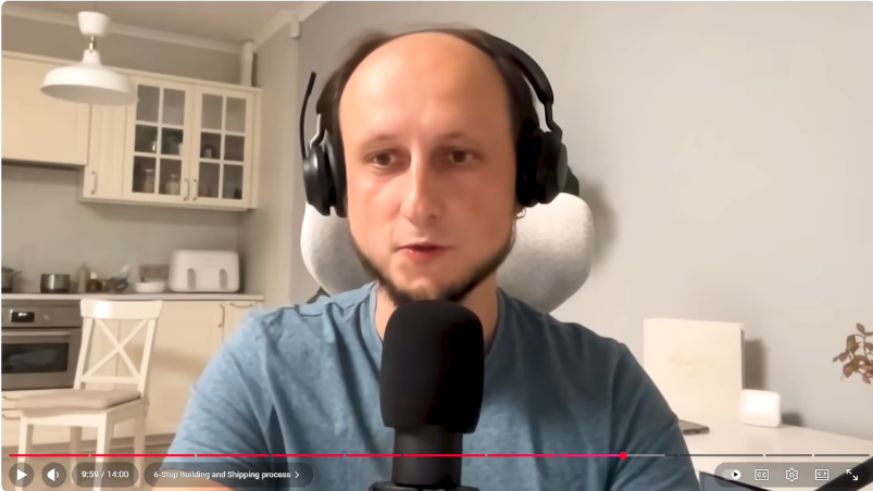 Starter Story YouTube interview screenshot